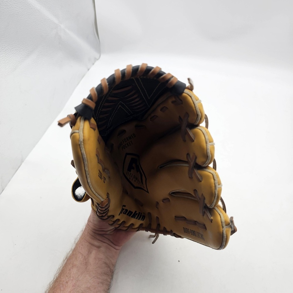Franklin Baseball Softball Glove 13in Fieldmaster Right Hand Throw Brown Mens - Picture 9 of 12